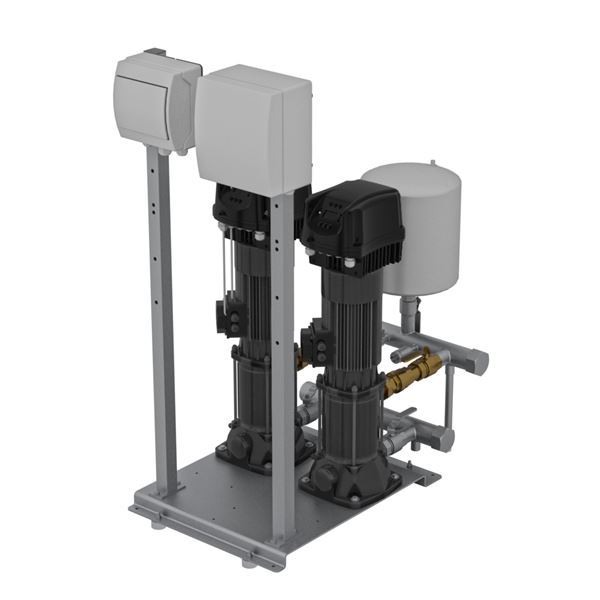 2 KVCXE 45/80 T + N tlaková stanice s frekvenčním měničem MCE/P + DAB.DCONNECT